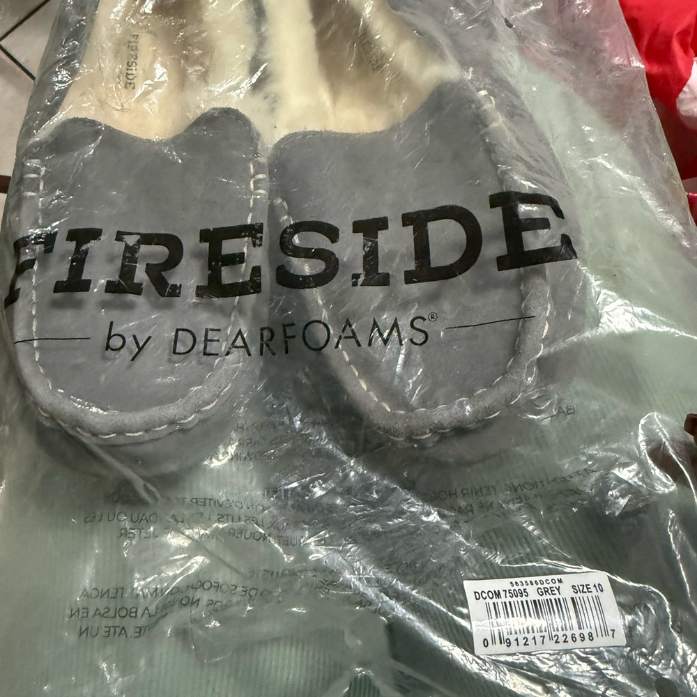 Fireside by Dearfoams Gray Slippers
